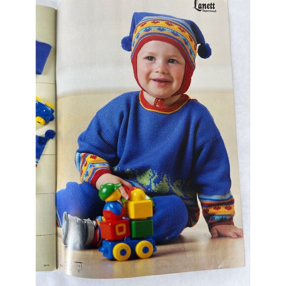 Sandnes Lanett Baby Knitting Pattern Book 0514 Toddler SandnesGarn Norwegian 0-4 - Picture 16 of 16